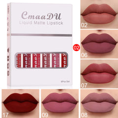6 Boxes Of Matte Non-stick lipstick
