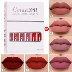 6 Boxes Of Matte Non-stick  lipstick